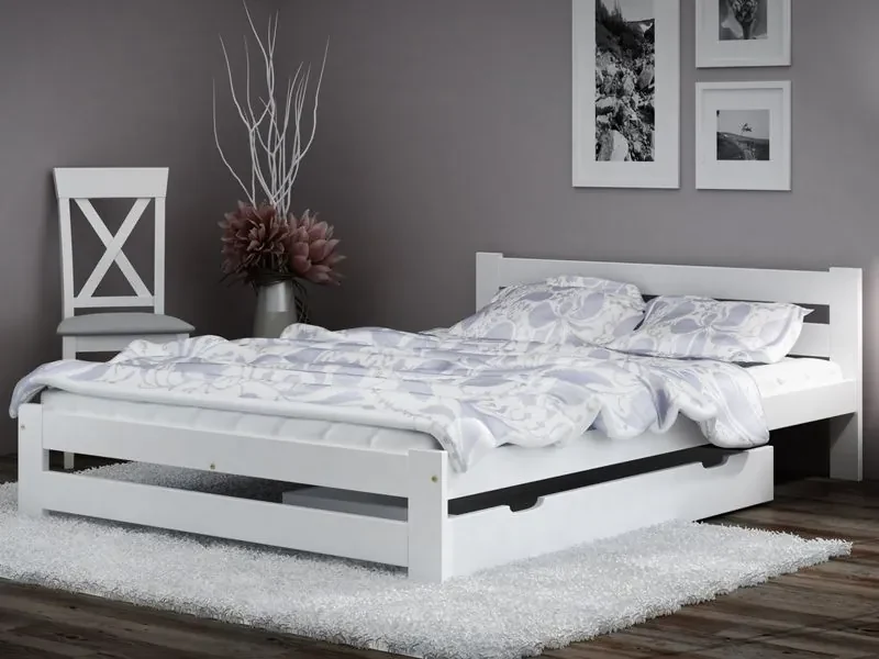 Úložný box pod posteľ 150 cm, biely