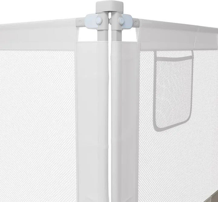 Detská zábrana na posteľ, 180 cm, výškovo nastaviteľná