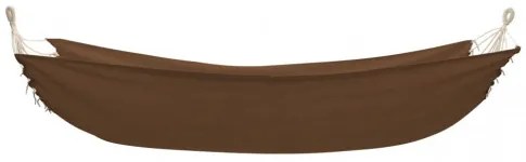 vidaXL Skladacia hojdacia sieť pre 2 osoby hnedá 360 x 150 cm-
