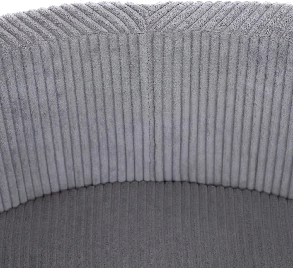 Suchý bazén pre deti menčestrový 90 x 30 + 200 loptičiek - svetlo šedá