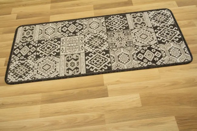 Koberec FLEX 19636/80 Aztec Romby grafitový