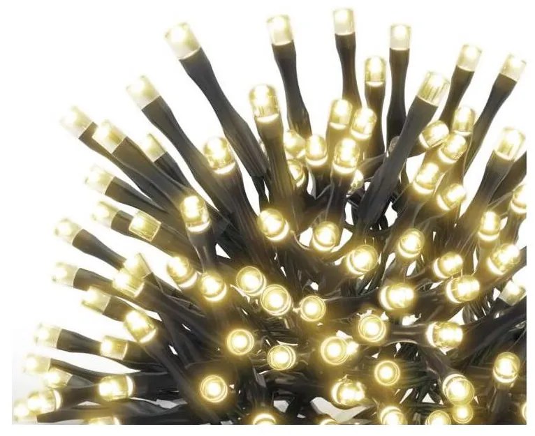 LED Vianočná vonkajšia reťaz 100xLED/15m IP44 teplá biela