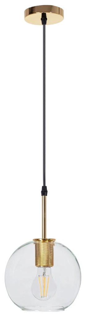 Toolight Toolight, závesné svietidlo 1xE27 APP1177-1CP, zlatá, OSW-40013