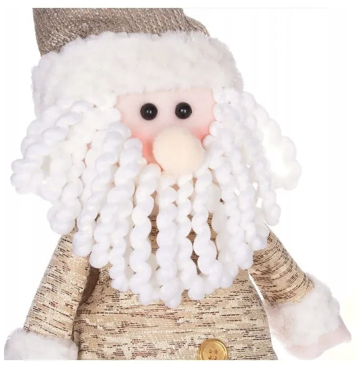 SPRINGOS Vianočný Santa Claus 80 cm, béžovo-hnedý