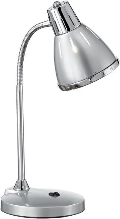Ideal Lux - Stolná lampa 1xE27/60W/230V strieborná