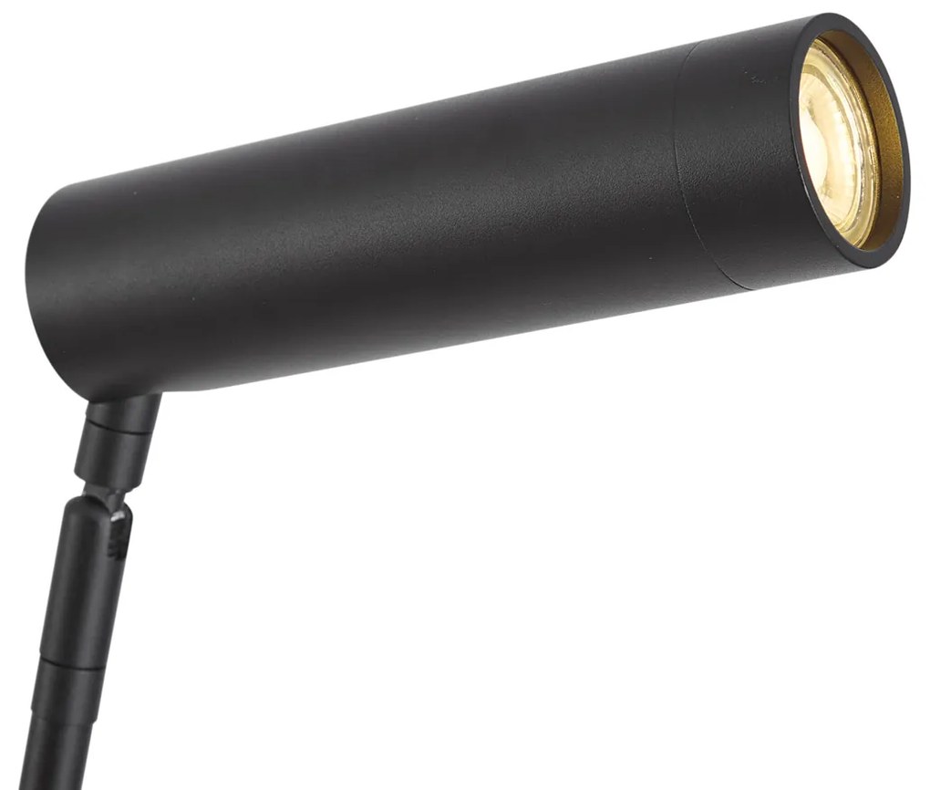 Moderná stojacia lampa čierna 3-svetlá GU10 35mm - Thomas