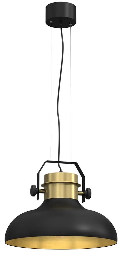 Luster na lanku HELSING 1xE27/60W/230V zlatá