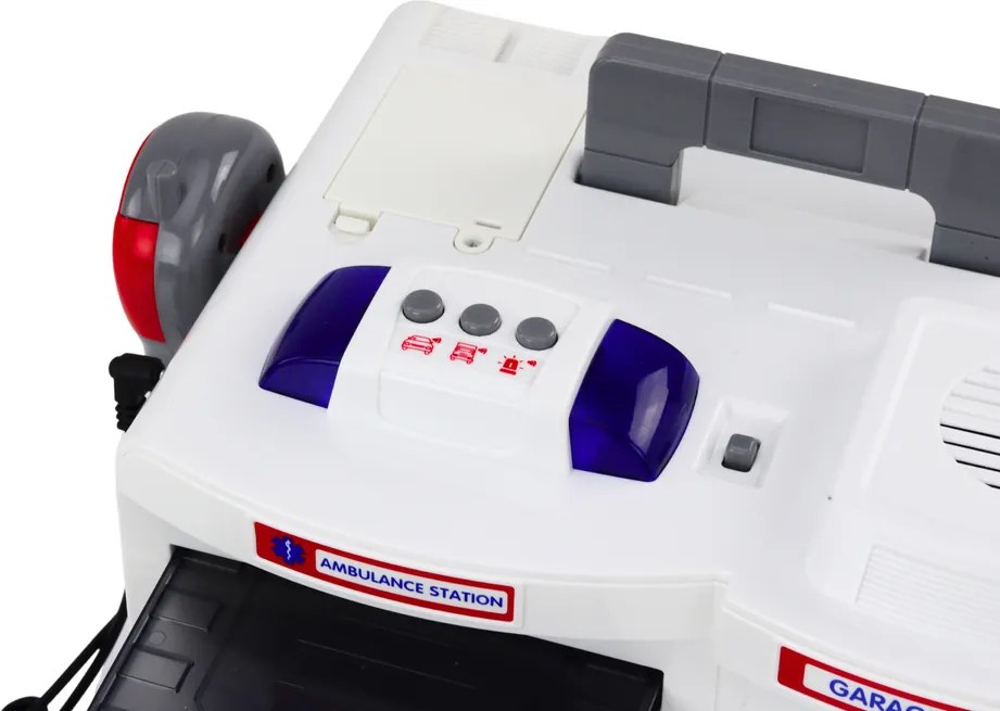 LEAN Toys Základňa pohotovostných služieb Zvuky svetiel sanitky