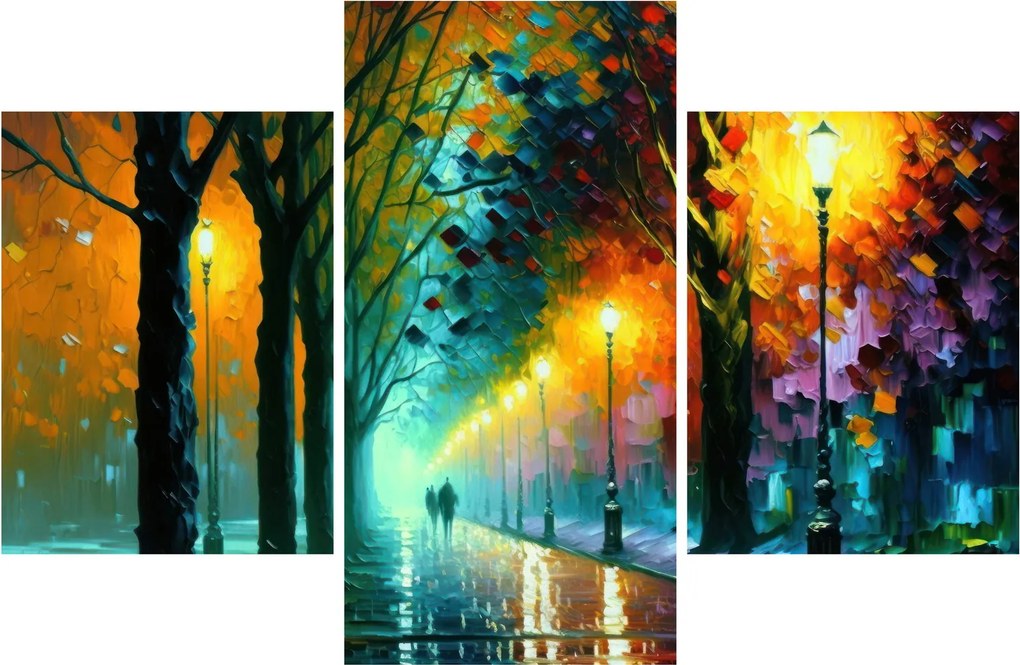 Obraz - Nočná prechádzka (90x60 cm)