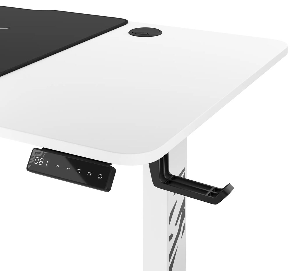 Výškovo nastaviteľný stôl Diablo X-Tensio 1400 biely