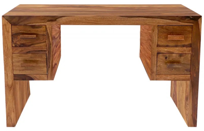 Písací stôl Kali 130x76x70 indický masív palisander Natural