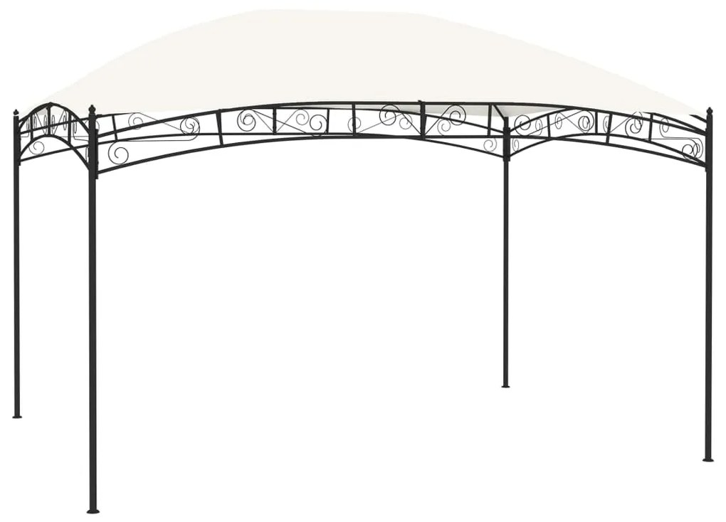 vidaXL Záhradný altánok krémový 4x3 m 180 g/m²