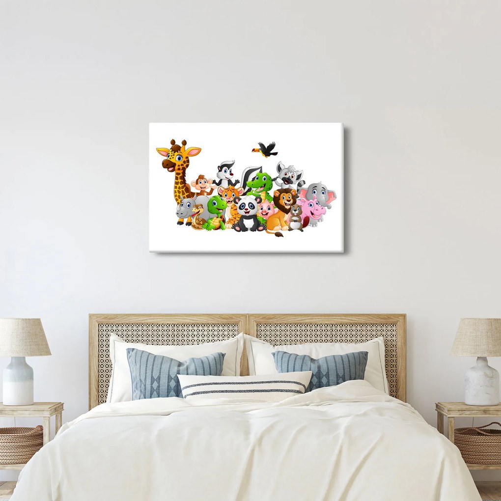 Obraz zvieratiek (90x60 cm)