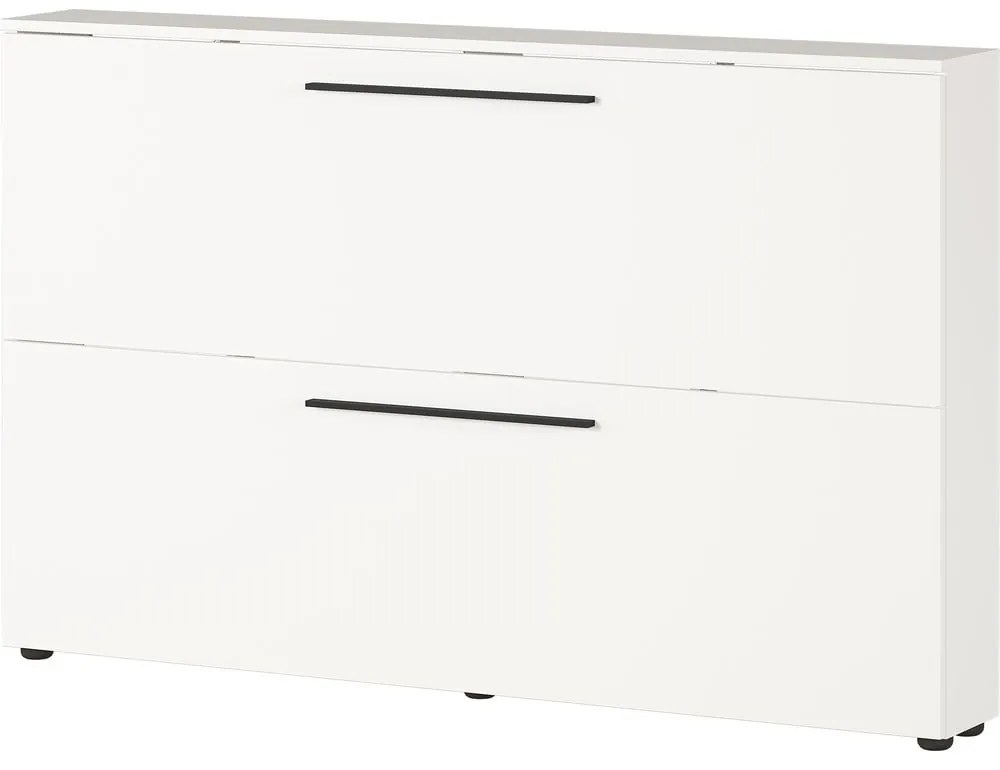 Biela závesná skrinka na topánky Utah - Germania