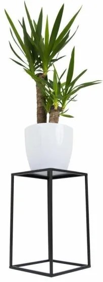 Stojan na kvety 40x24 cm čierna