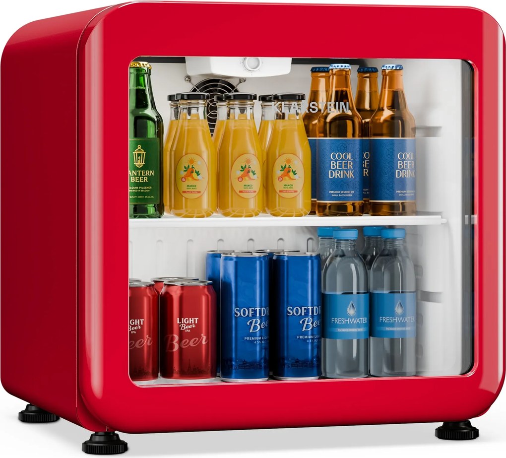 Klarstein Audrey Evo chladič nápojov | 39 x 38 cm | LED vnútorné osvetlenie | 75 W | 42 dB