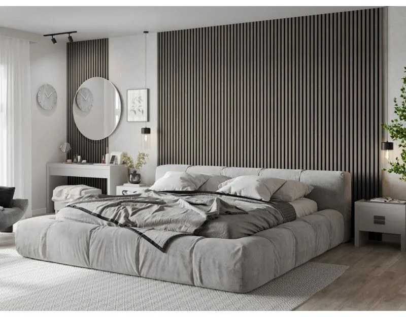 Mexen Lam-B, akustické stenové lamely 275 × 30 cm, HDF doska 4 mm, technická dyha, dub popolavý, S100-275307-3015-005