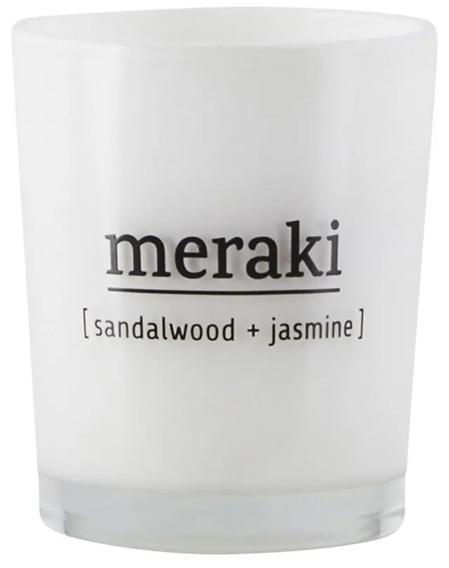 Meraki Vonná sviečka SANDALWOOD&JASMINE 6,7cm (Mkap021)