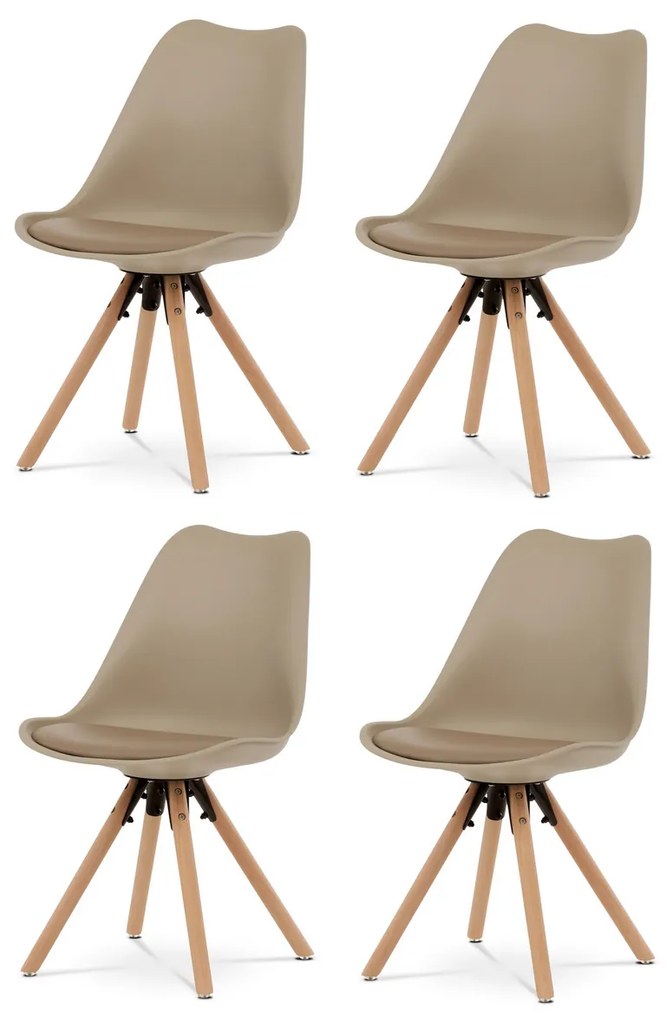 Súprava jedálenských stoličiek CT-762 CAP, 4 ks