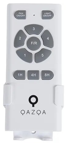 Stropný ventilátor biely 130 cm vrátane LED stmievateľný s diaľkovým ovládaním - Vifte