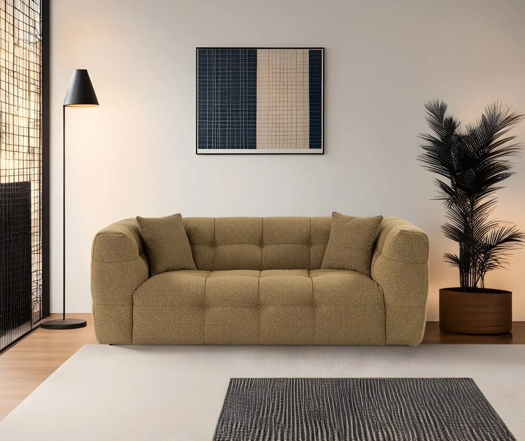 Dvojmiestna pohovka Cady 195 cm khaki