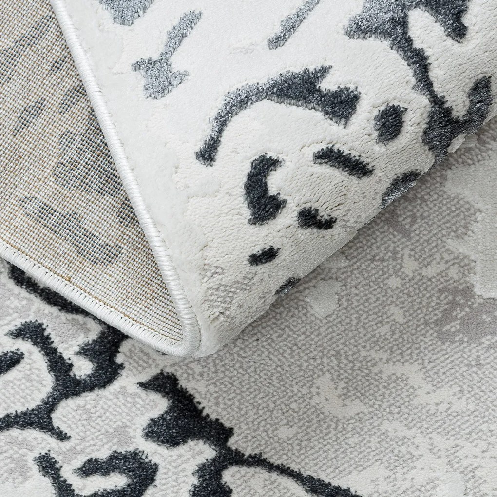 Kusový koberec Allure 1961 white/grey, 120x170, šedá, kancelária, Dywany Łuszczów