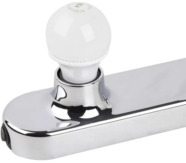 ONLI - Nástenné svietidlo HOLLYWOOD 5xE14/6W/230V chróm