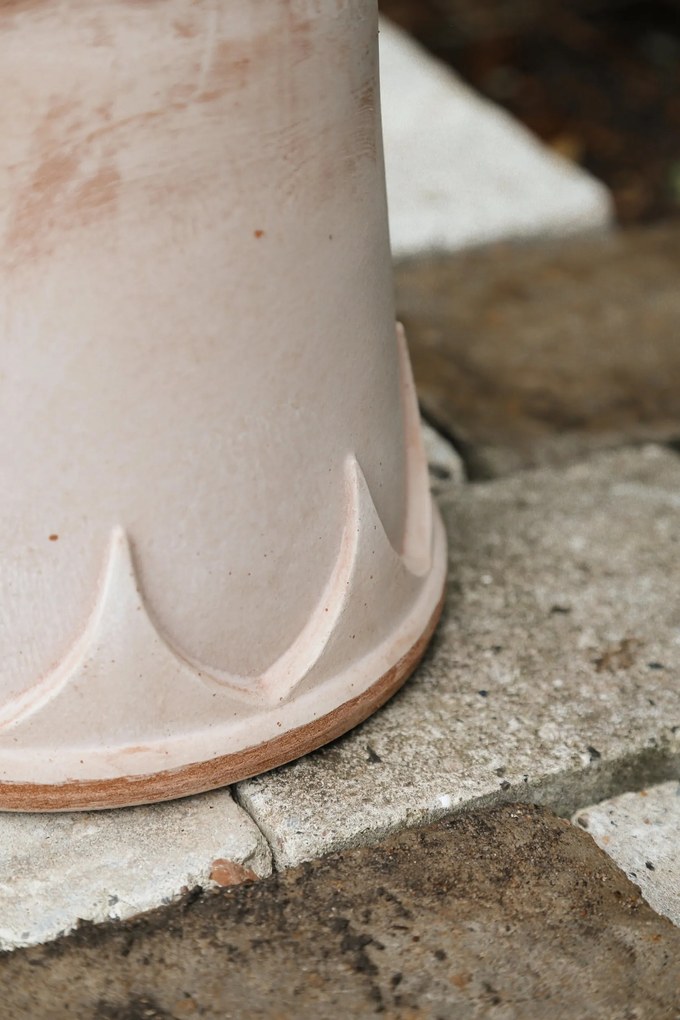Malý kvetináč Elizabeth s podstavcom 12 cm ružový