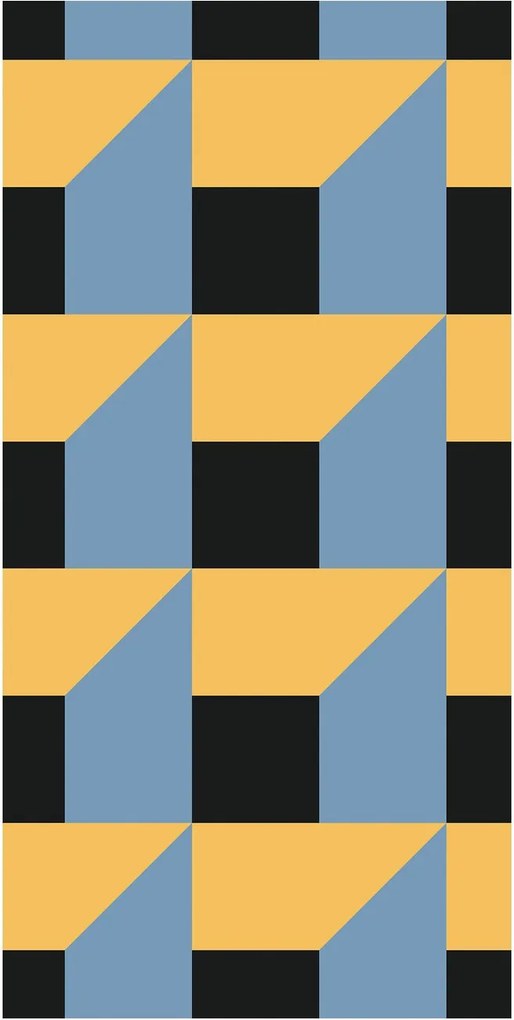 Tapeta - Farebná geometrická abstrakcia I.