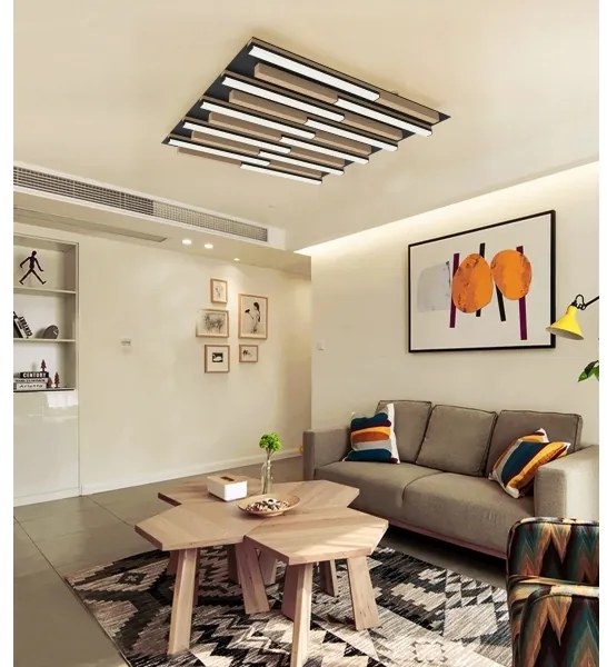 Wofi 9031-1006 - LED Stmievateľné stropné svietidlo PALERMO LED/40W/230V drevo