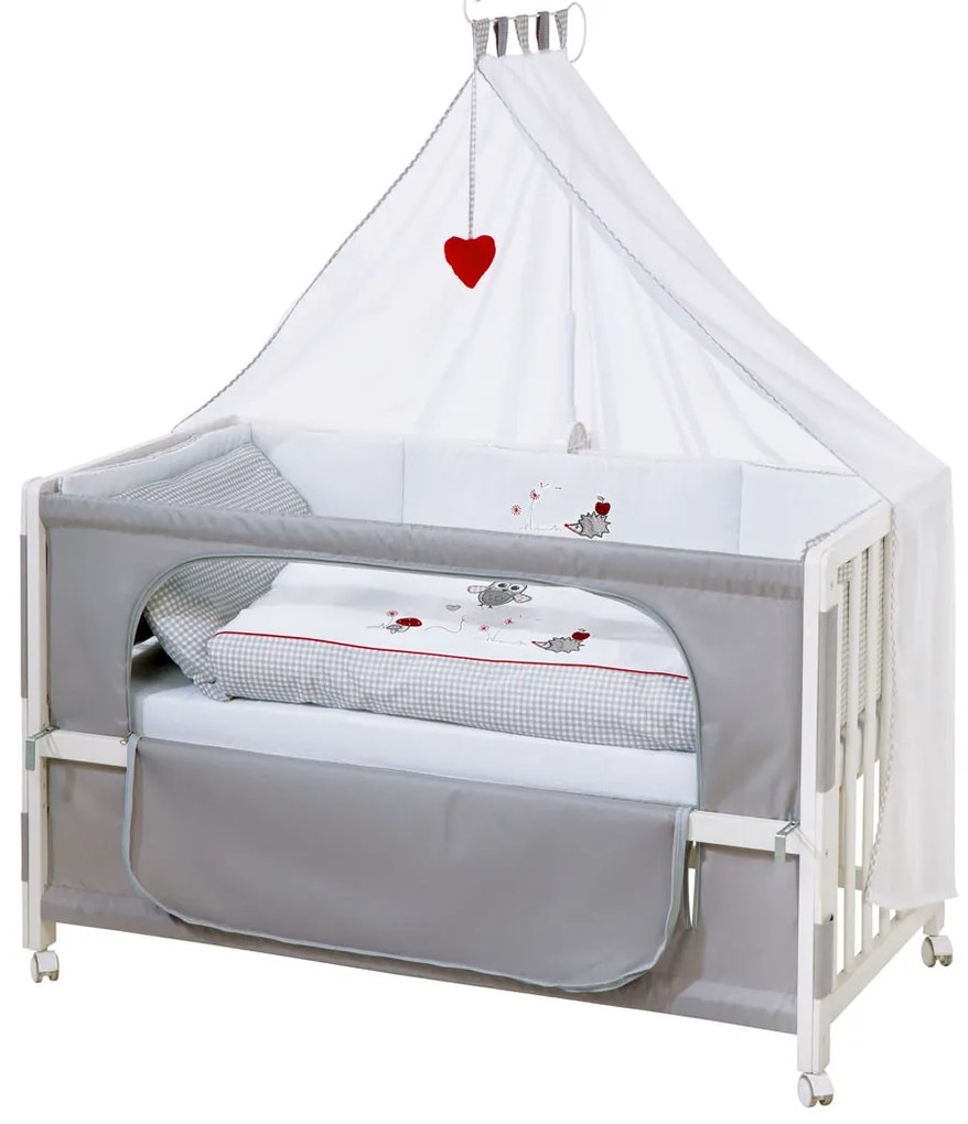 roba Detská postieľka Room Bed, 60 x 120 cm (Adam a sova, biela)  (100341028)