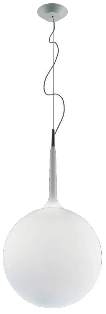 Artemide Castore závesná lampa zo skla, Ø 42 cm