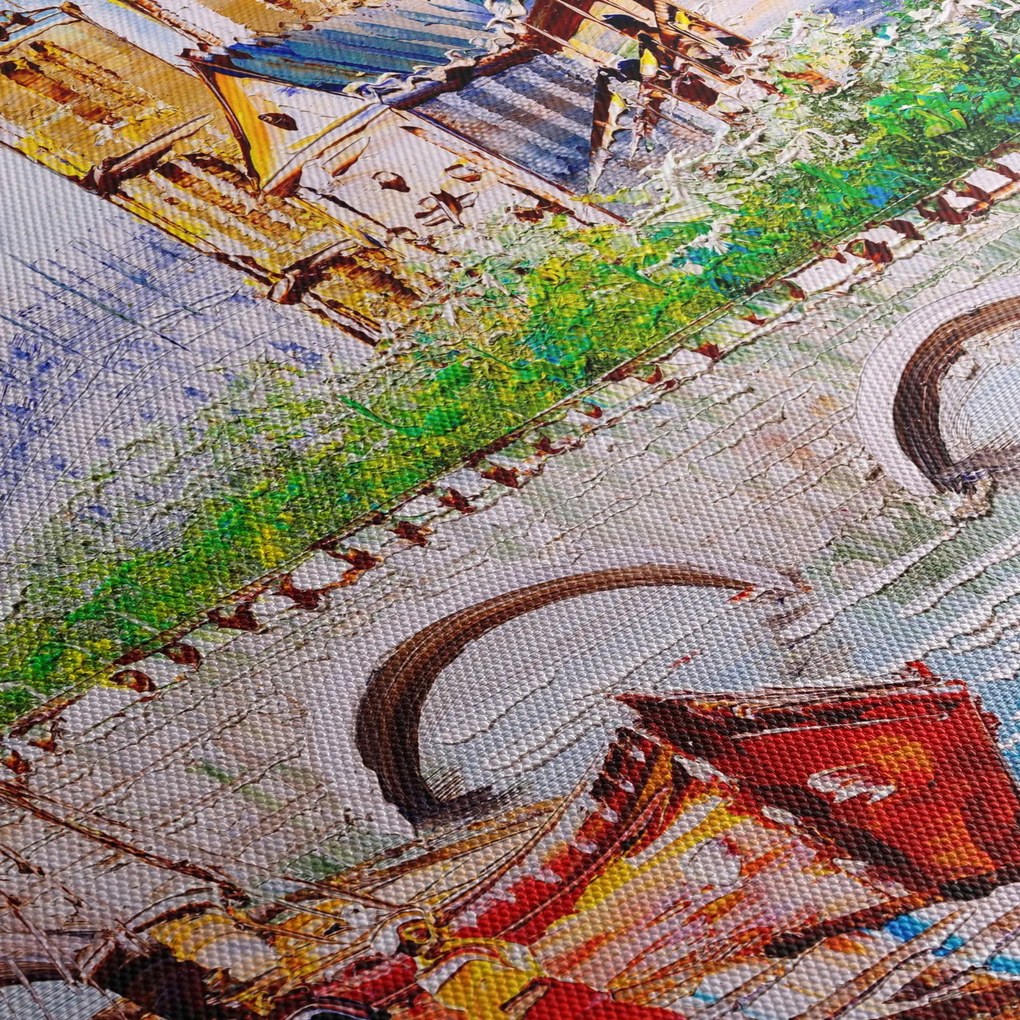Obraz - Olejomaľba mesta (90x60 cm)