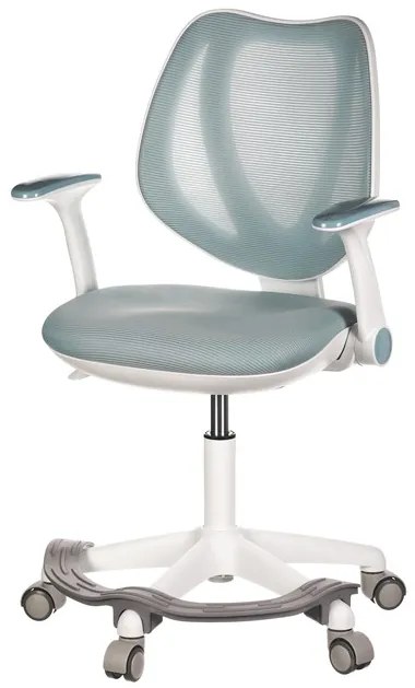 BONTEC Detská stolička, výškovo nastaviteľná, modrá sieťovina, KA-C806 BLUE Farba: Šedá