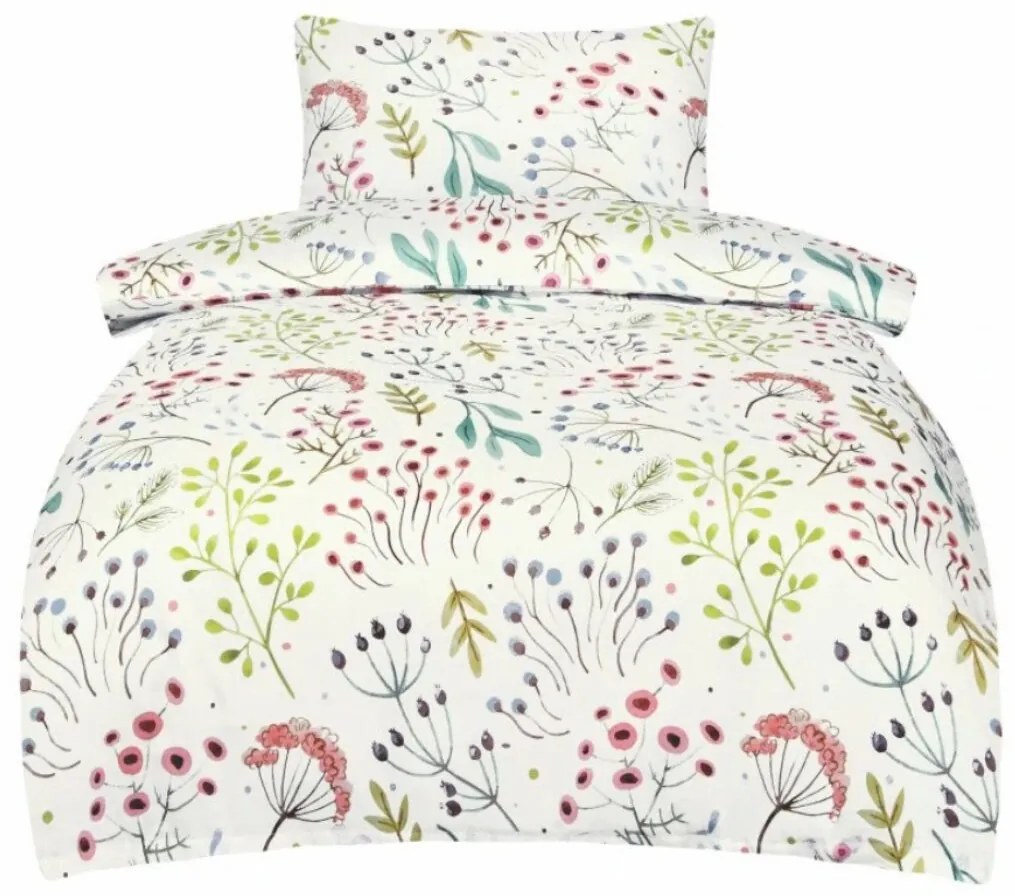 Obliečky bavlnený satén Jasmine 200x140cm+90x70cm TiaHome