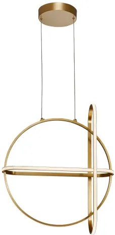 LED luster Arte 52 zlaté