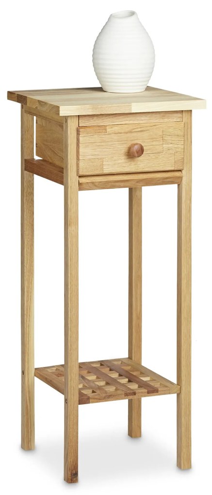 Orechový telefónny stolík so zásuvkou RD0147 | Masívny orech