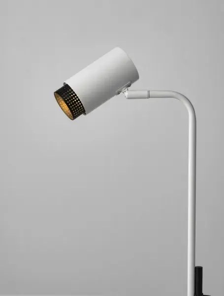 Dizajnová stolová lampa Nessi Biela