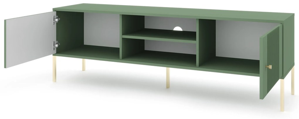 TV stolík Iseo II 154,5 cm zelený
