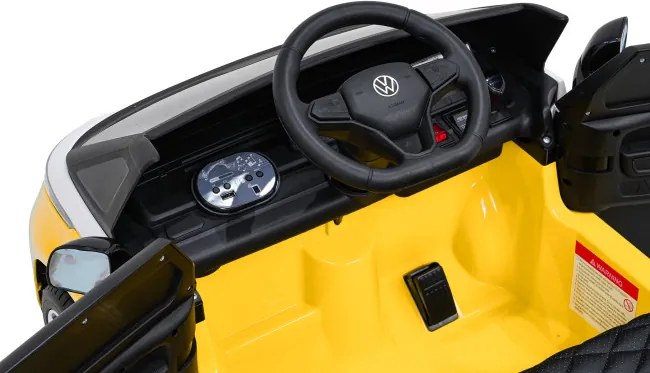 Elektrické autíčko Volkswagen ID BUZZ žlté