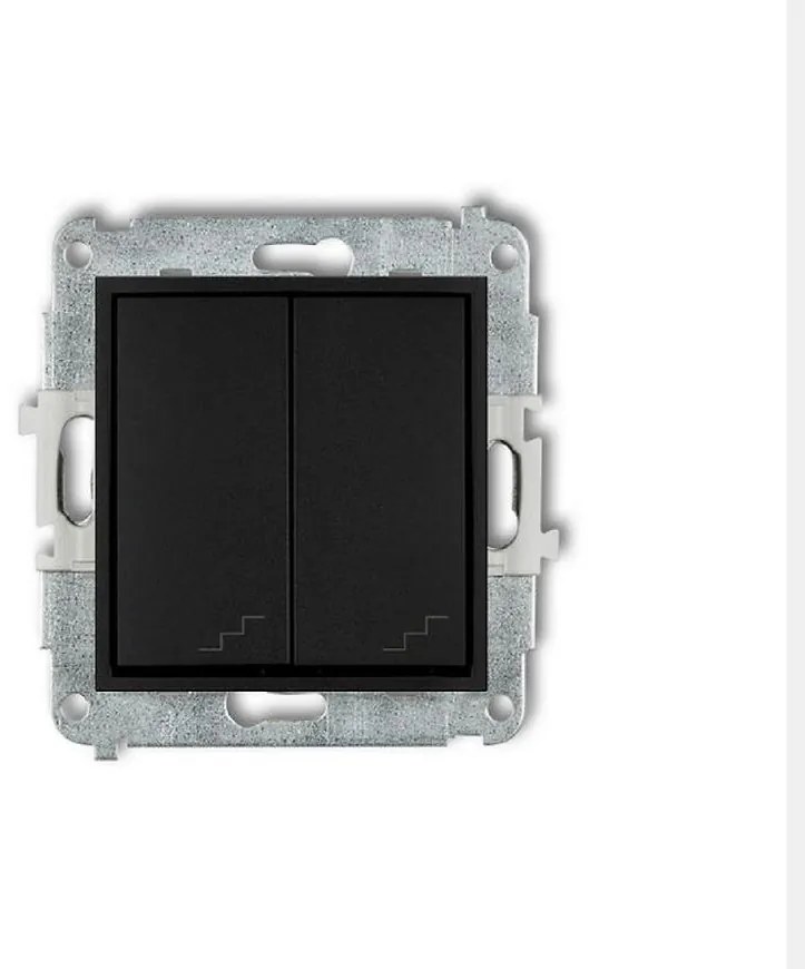 12MWP-33 Schodiskový konektor dvojitá čierna