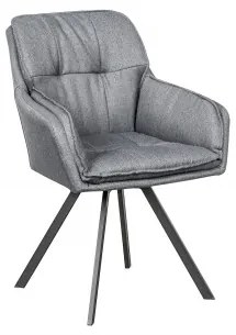 Stolička 39352 Lounger Šedá - otočná  - Komfort-nábytok