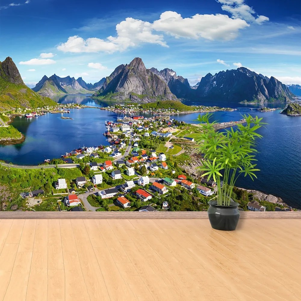 Fototapeta Vliesová Lofoten nórsko 312x219 cm