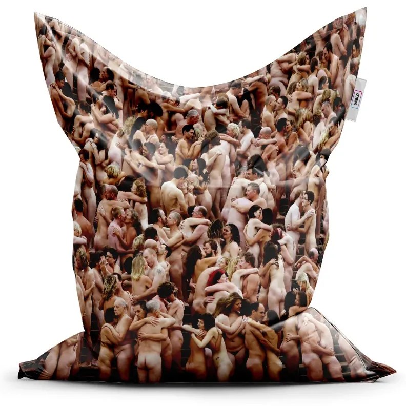 Sablio Sedací vak Nahí ľudia - 150x100 cm