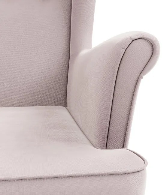 Kreslo VELO svetloružové