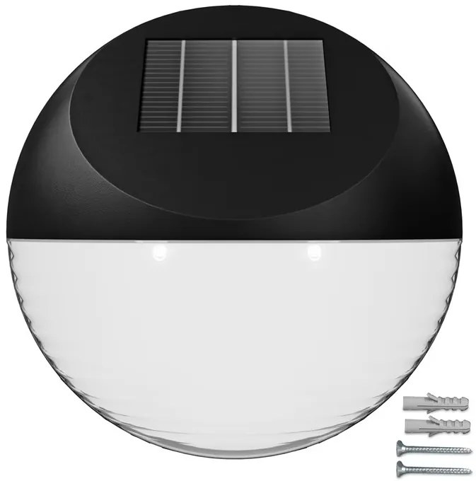 InternetovaZahrada Sada 6 LED solárnych nástenných lámp