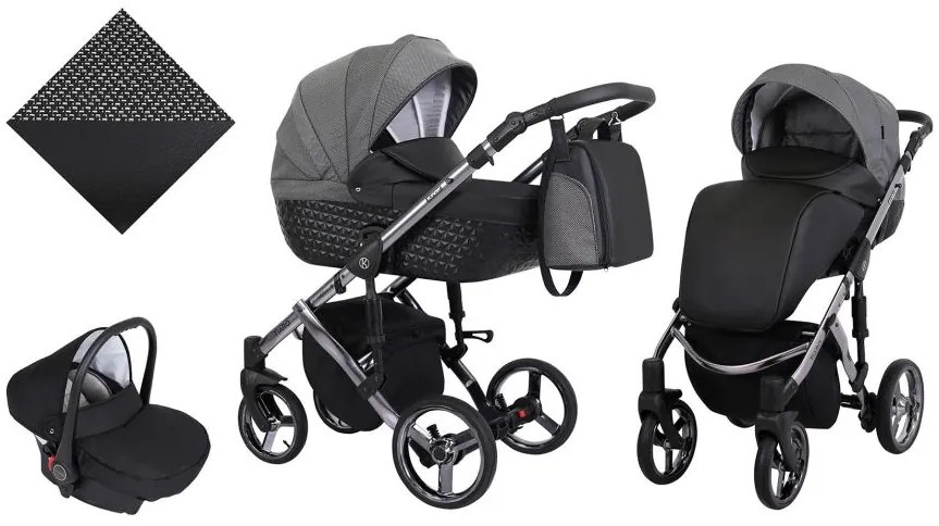 Kočík Kunert Tiaro Premium graphite frame 3v1 - 06