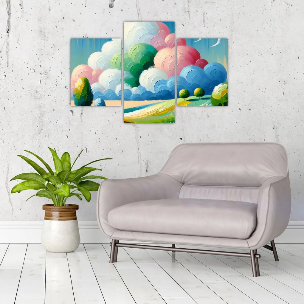 Obraz - Krajinka s mrakom (90x60 cm)