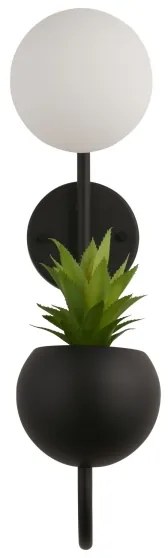 Searchlight 61220BK - Nástenné svietidlo LUNAR 1xG9/4W/230V