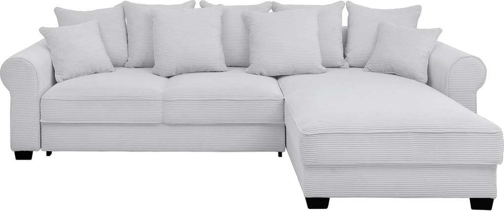 XXXLutz ROHOVÁ SEDAČKA, textil, svetlosivá MID.YOU - Sedačky - 002220047324
